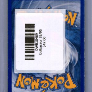 Bulbasuar 39/95, Vintage Singles Pokemon card - alternate view