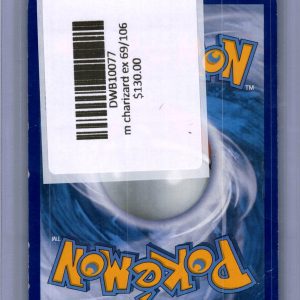 M Charizard EX 69/106, Flashfire Pokemon card - alternate view
