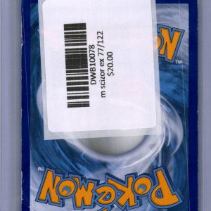 m scizor ex 77/122 Pokemon card - alternate view