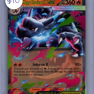 Mega Charizard X EX 013/094, Phantasmal Flames Pokemon card