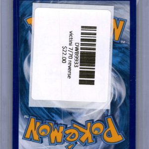 Victini Prism Star 7/70, Dragon Majesty Pokemon card - alternate view