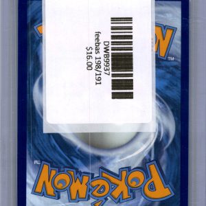 Feebas 198/191, Surging Sparks Pokemon card - alternate view
