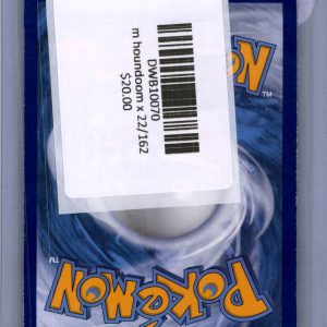 m houndoom x 22/162 Pokemon card - alternate view