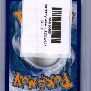 Toxtricity VMAX SV113/SV122, Shining Fates Pokemon card - alternate view