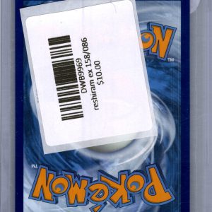 Reshiram EX 158/086, White Flare Pokemon card - alternate view