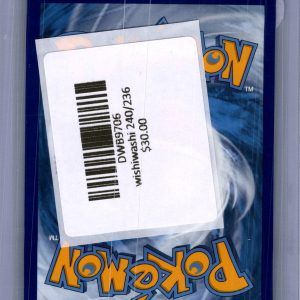 Wishiwashi 240/236, Cosmic Eclipse Pokemon card - alternate view