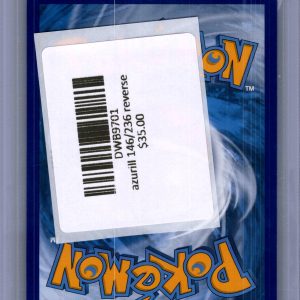 Azurill 146/236 Reverse Holo, Reverse Holo Pokemon card - alternate view