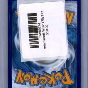 Whimsicott VSTAR 175/172, Brilliant Stars Pokemon card - alternate view