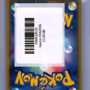 Tauros 014/026, PROMO Pokemon card - alternate view
