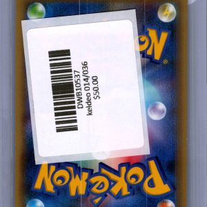 Keldeo 014/036, Japanese Singles Pokemon card - alternate view