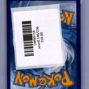 Azurill 146/236, Cosmic Eclipse Pokemon card - alternate view
