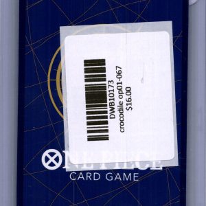 Crocodile OP01-067, One Piece Singles One Piece trading card - alternate view