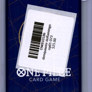 Donquixote Doflamingo OP01-073 One Piece trading card - alternate view