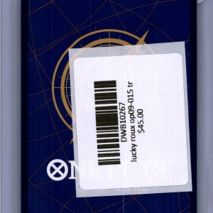 Lucky Roux OP09-015 TR, One Piece Singles One Piece trading card - alternate view