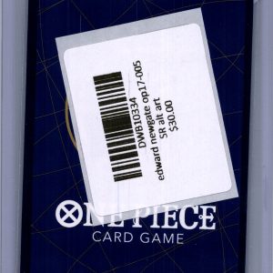 Edward Newgate OP17-005 SR Alt Art One Piece trading card - alternate view