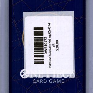 Eustass Captain Kid OP05-074 Alt One Piece trading card - alternate view