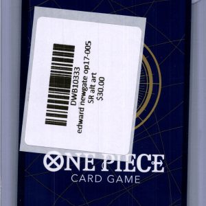 Edward Newgate OP17-005 SR Alt Art, One Piece Singles One Piece trading card - alternate view