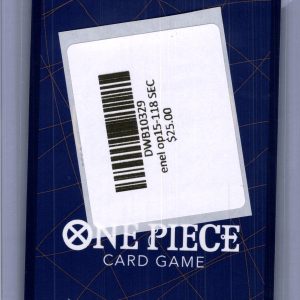 Enel OP15-118 SEC, One Piece Singles One Piece trading card - alternate view
