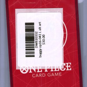 Buggy OP16-041 L Alt, One Piece Singles One Piece trading card - alternate view