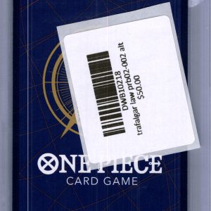 Trafalgar Law PRB02-002 alt, One Piece Singles One Piece trading card - alternate view