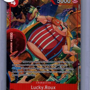 Lucky Roux OP09-015 TR, One Piece Singles One Piece trading card