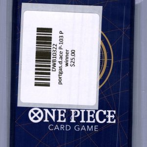 Portgas.D.Ace P-103 P winner, One Piece Singles One Piece trading card - alternate view