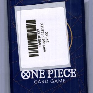 Enel OP15-118 SEC, One Piece Singles One Piece trading card - alternate view