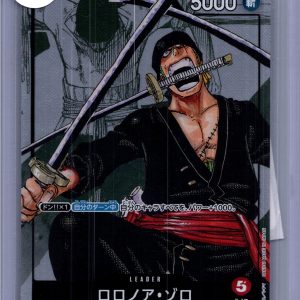 Roronoa Zoro OP01-001 L JP, One Piece Singles One Piece trading card