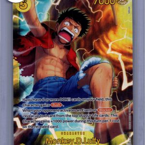 Monkey D Luffy OP15-119 SEC, One Piece Singles One Piece trading card