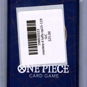 Monkey D Luffy OP15-119 SEC, One Piece Singles One Piece trading card - alternate view