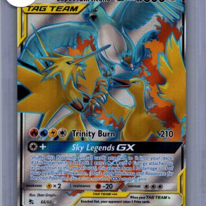 Moltres and Zapdos and Articuno GX 66/68, Hidden Fates Pokemon card