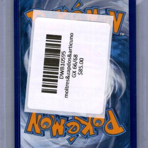 Moltres and Zapdos and Articuno GX 66/68, Hidden Fates Pokemon card - alternate view