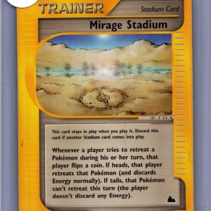 Mirage Stadium 132/144, Vintage Singles Pokemon card