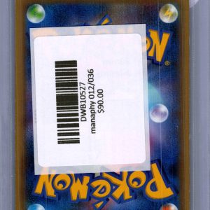 Manaphy 012/036, Japanese Singles Pokemon card - alternate view