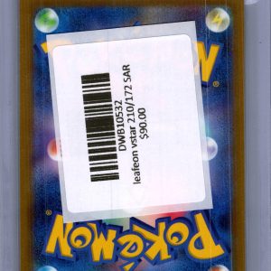 Leafeon VSTAR 210/172 SAR, Japanese Singles Pokemon card - alternate view