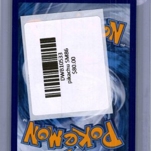 Pikachu SM86, PROMO Pokemon card - alternate view