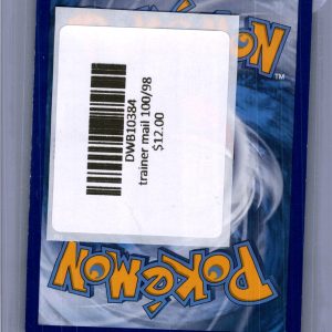 trainer mail 100/98 Pokemon card - alternate view