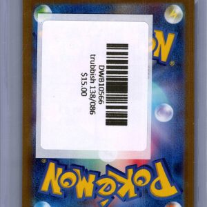 trubbish 138/086 Pokemon card - alternate view