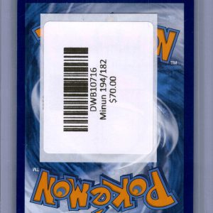 Minun 194/182, Paradox Rift Pokemon card - alternate view