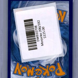 Morpeko 206/182, Paradox Rift Pokemon card - alternate view