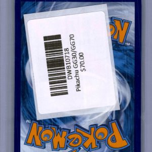 Pikachu GG30/GG70, Crown Zenith Pokemon card - alternate view