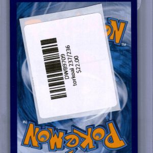 Torkoal 237/236, Cosmic Eclipse Pokemon card - alternate view