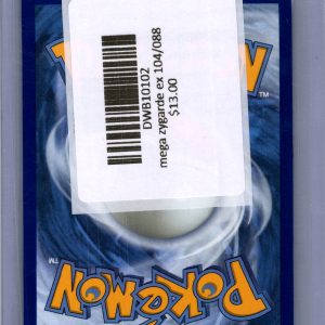Mega Zygarde EX 104/088, Perfect Order Pokemon card - alternate view