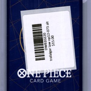 Trafalgar Law OP12-073 alt, One Piece Singles One Piece trading card - alternate view