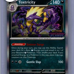 Toxtricity 017 Promo Phantasmal Flames Stamp Pokemon card