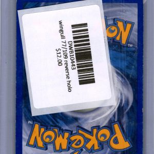 Wingull 77/109 Reverse Holo, Vintage Singles Pokemon card - alternate view