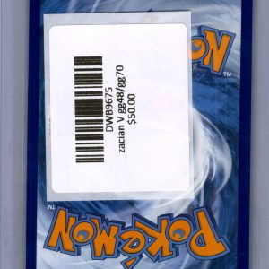zacian V gg48/gg70 Pokemon card - alternate view
