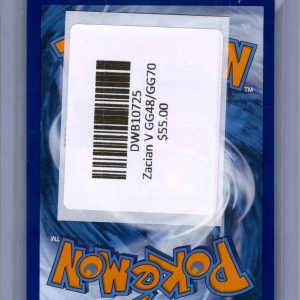 Zacian V GG48/GG70, Crown Zenith Pokemon card - alternate view