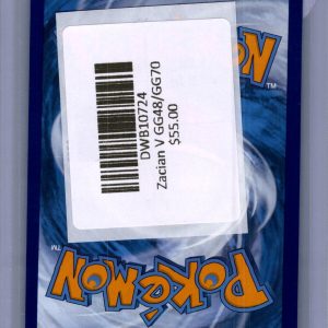 Zacian V GG48/GG70, Crown Zenith Pokemon card - alternate view