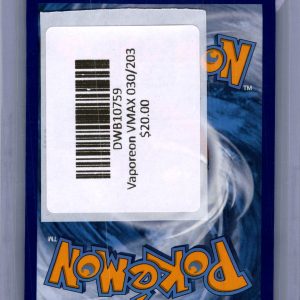 Vaporeon VMAX 030/203, Evolving Skies Pokemon card - alternate view